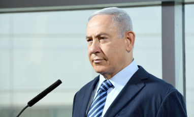 JERUSALEM, ISRAEL- Prime Minister Benjamin Netanyahu visits Ben-Gurion International Airport on August 17, 2020. Netanyahu assured that the annexation of part of the occupied West Bank is still 