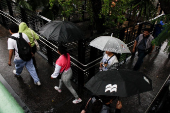 Ciudad de México, México.- En las fotos, muestra las calles de Ciudad de México en medio de las lluvias que afectan el país el 13 de septiembre del 2024. La tormenta tropical Ileana, novena en la temporada 2024 en el Pacífico, genera vientos fuertes, oleaje elevado y lluvias de muy fuertes a intensas acompañadas con descargas eléctricas y posible caída de granizo en el noroeste y oeste de México, informó el Servicio Meteorológico Nacional (SMN).